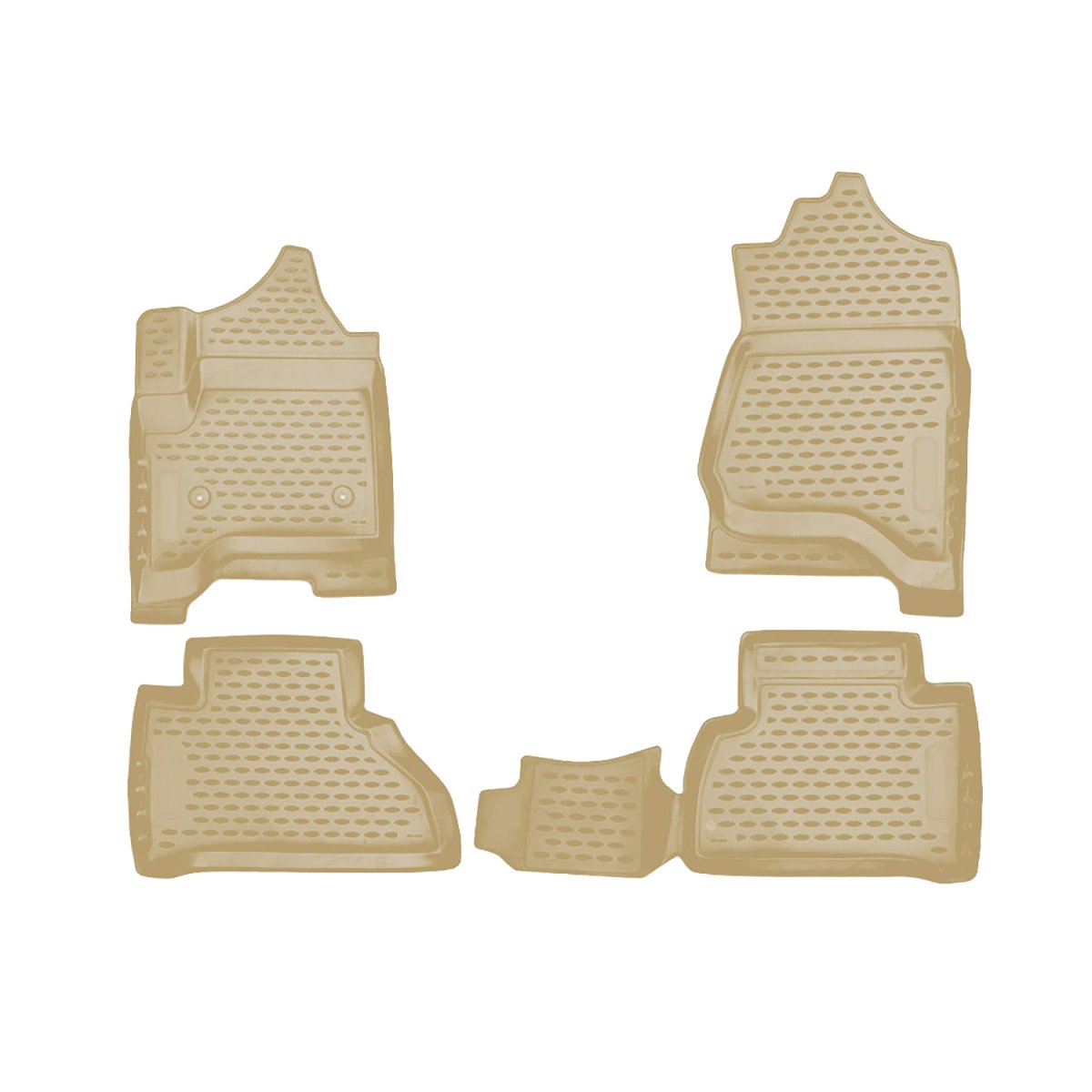 Chevrolet Tahoe Floor Mats - Omac - Rubber TPE - Beige - 2015 Chevrolet Tahoe Floor Mats - Omac - Rubber TPE - Beige - 2015